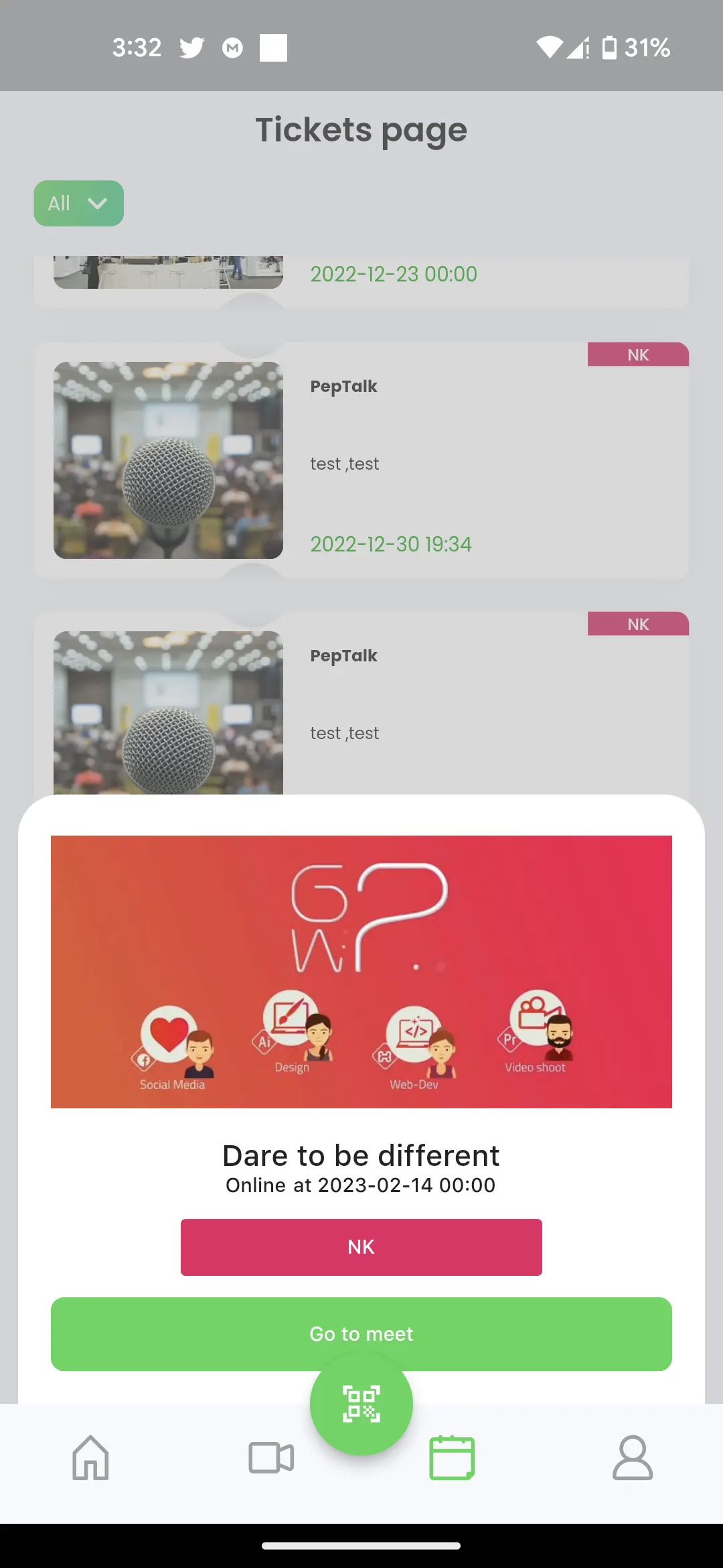 Mobile Ticketing Checkout